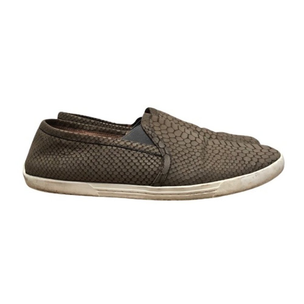 Joie Kidmore Flint Snake Embossed Slip On Flat Shoes 39